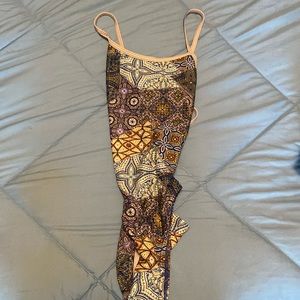 One piece competitive swimsuit